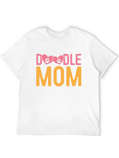 Doodle Mom T-Shirt - Dog Paw Heart Design