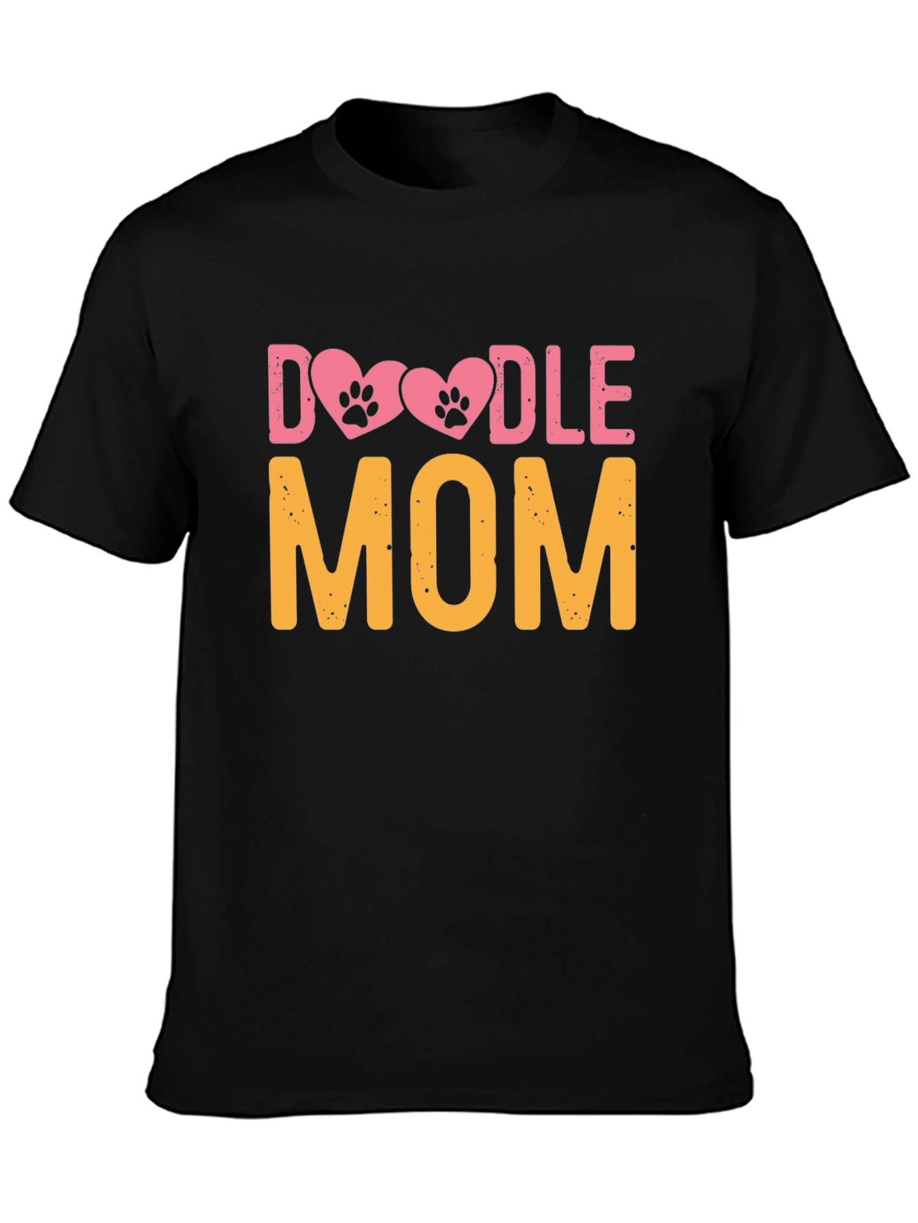 Doodle Mom T-Shirt - Dog Paw Heart Design