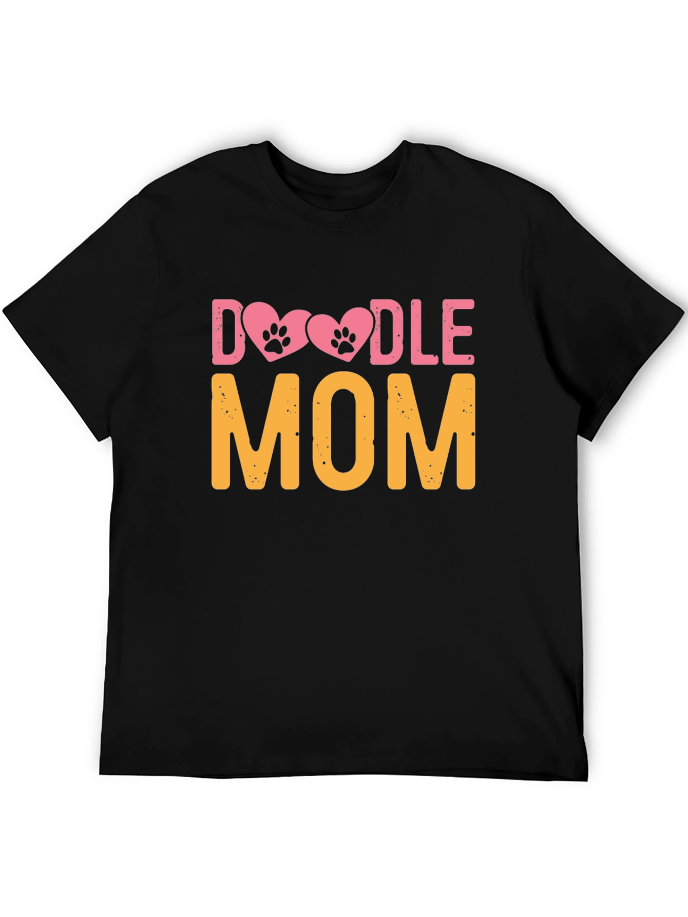 Doodle Mom T-Shirt - Dog Paw Heart Design