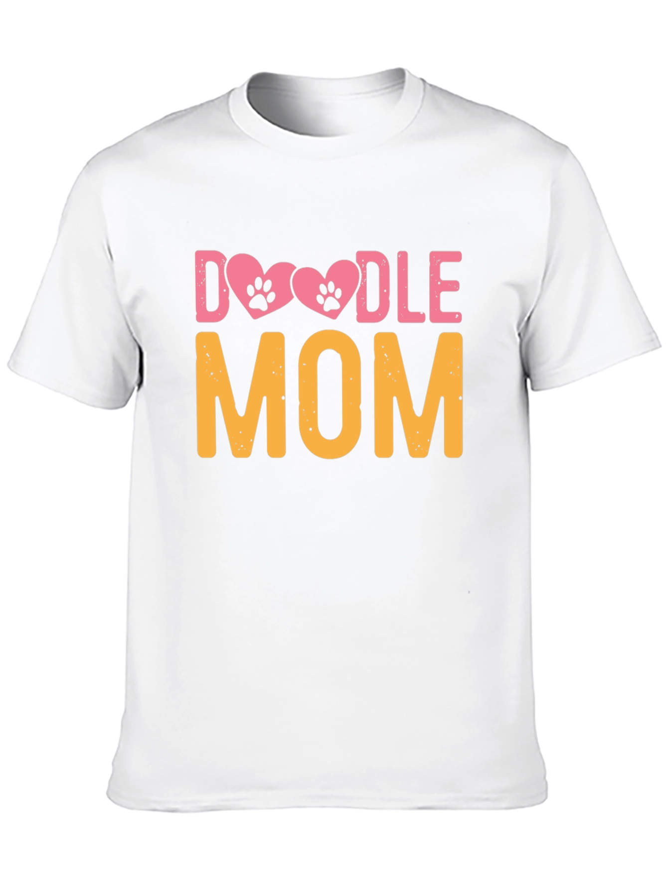 Doodle Mom T-Shirt - Dog Paw Heart Design