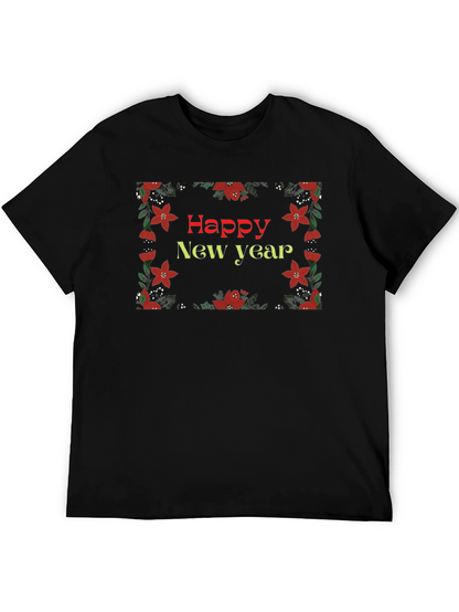 Festive Happy New Year Graphic Tee