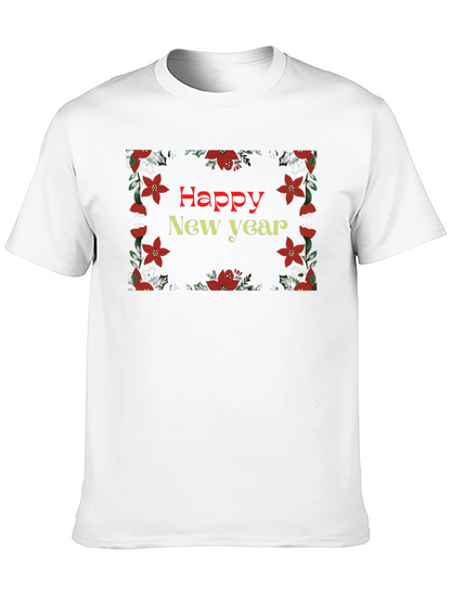 Festive Happy New Year Graphic Tee