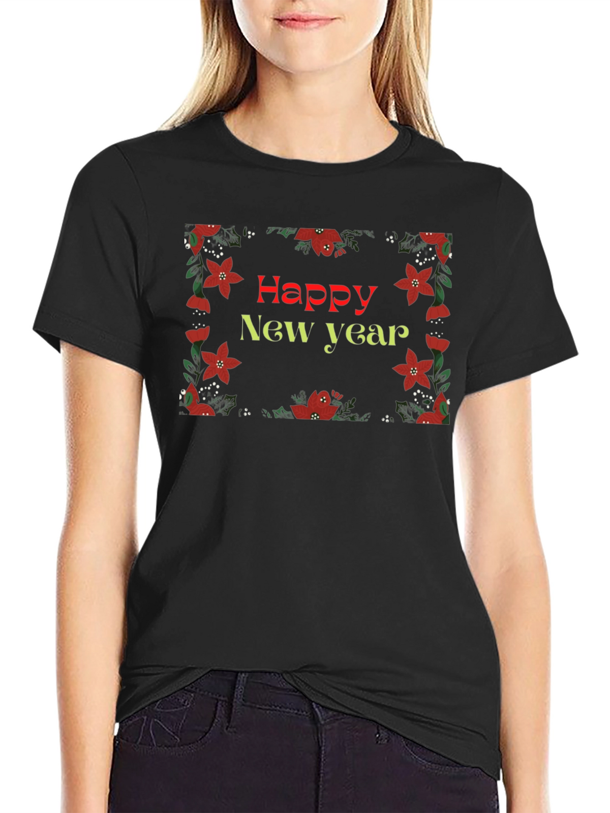 Festive Happy New Year Graphic Tee