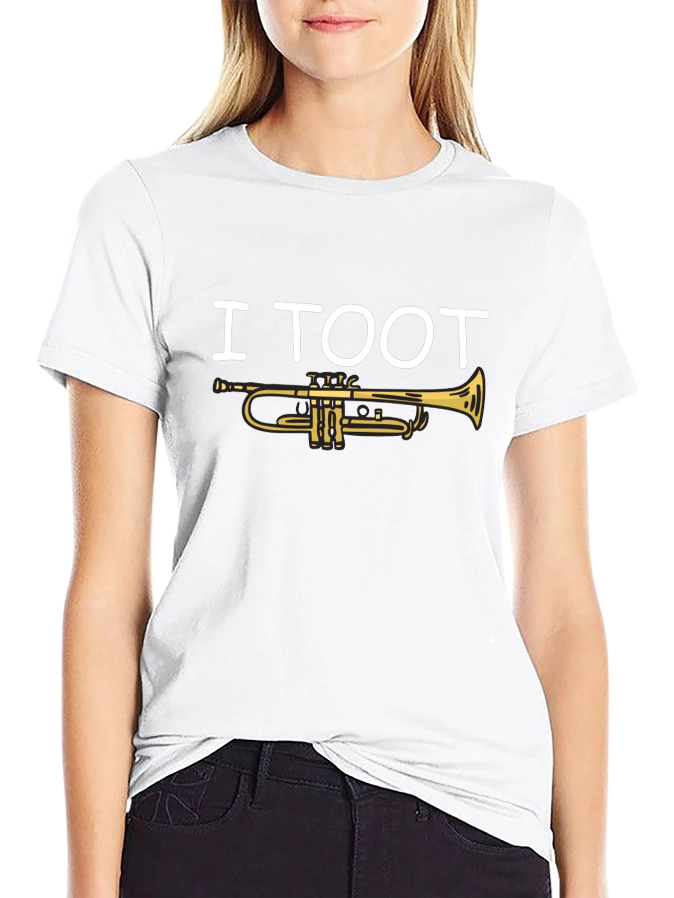 I Toot Trumpet T-Shirt - Musician Humor Tee