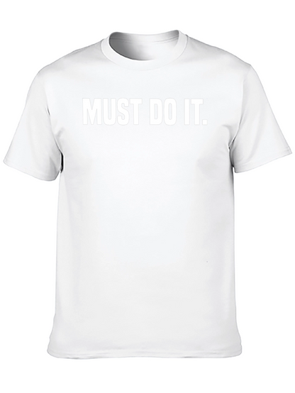 Must Do It Black Graphic Tee