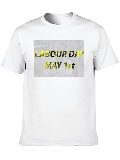 Labor Day May 1st Black T-Shirt