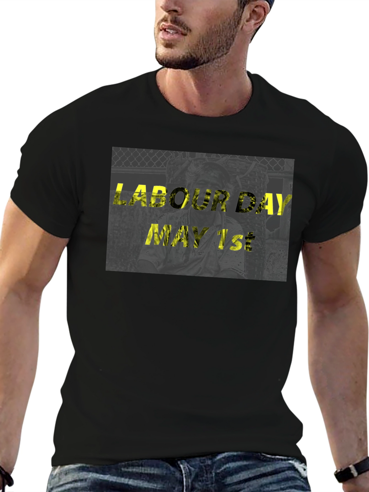 Labor Day May 1st Black T-Shirt