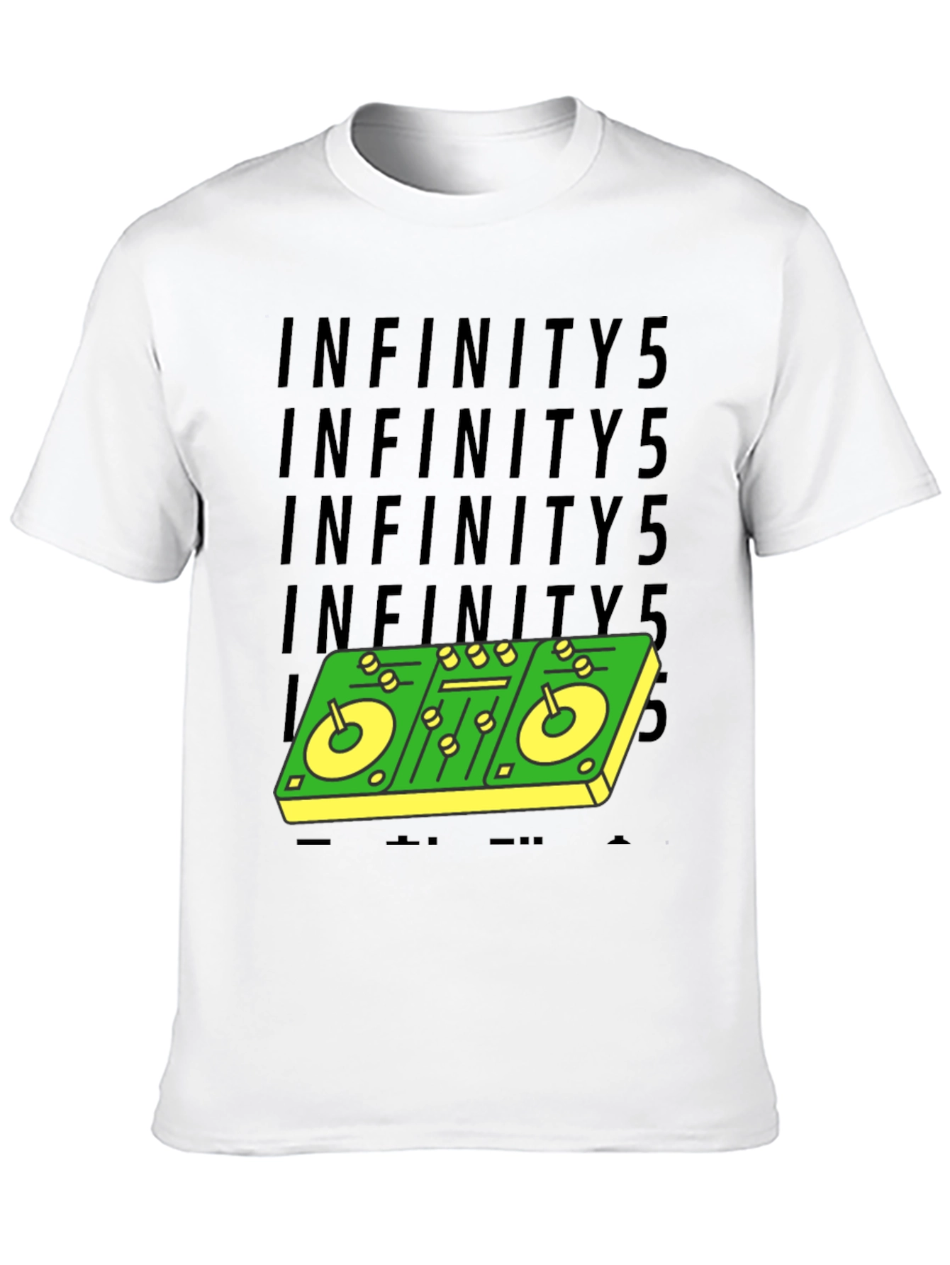 DJ Mixer Graphic Tee - Infinity5 Design