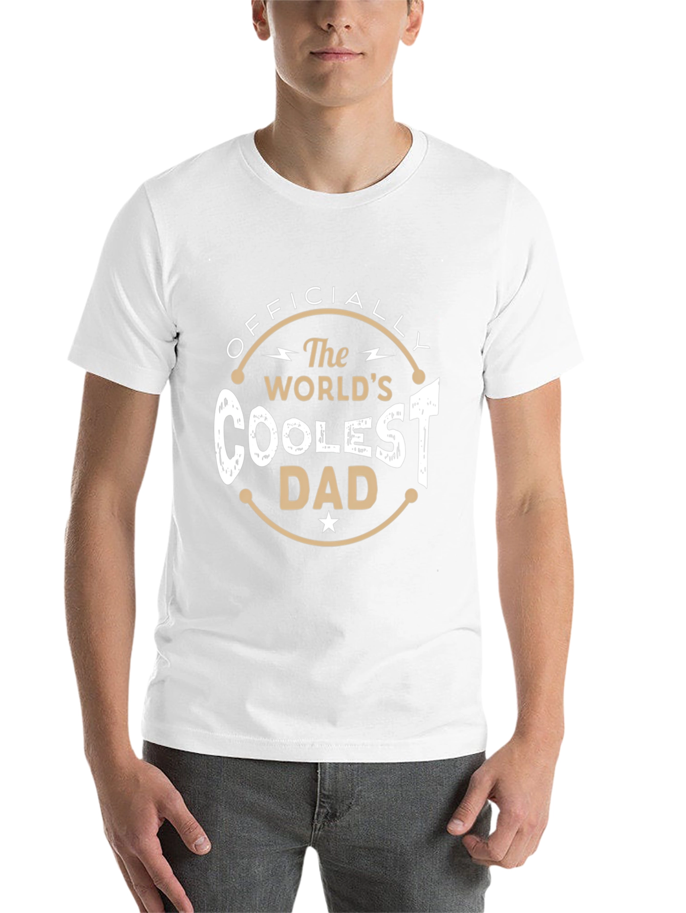 Coolest Dad T-Shirt - Officially The Worlds!