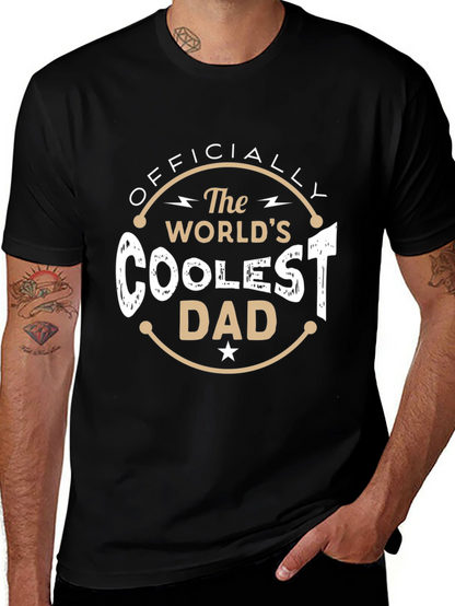 Coolest Dad T-Shirt - Officially The Worlds!