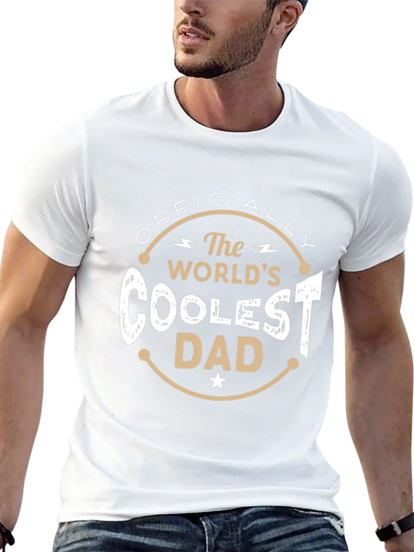 Coolest Dad T-Shirt - Officially The Worlds!