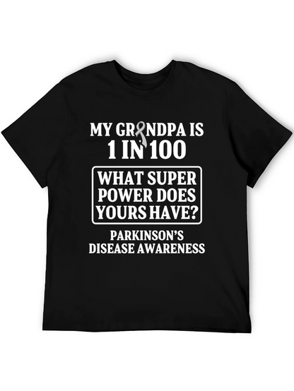 Parkinsons Awareness T-Shirt - Grandpa Superpower