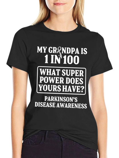 Parkinsons Awareness T-Shirt - Grandpa Superpower