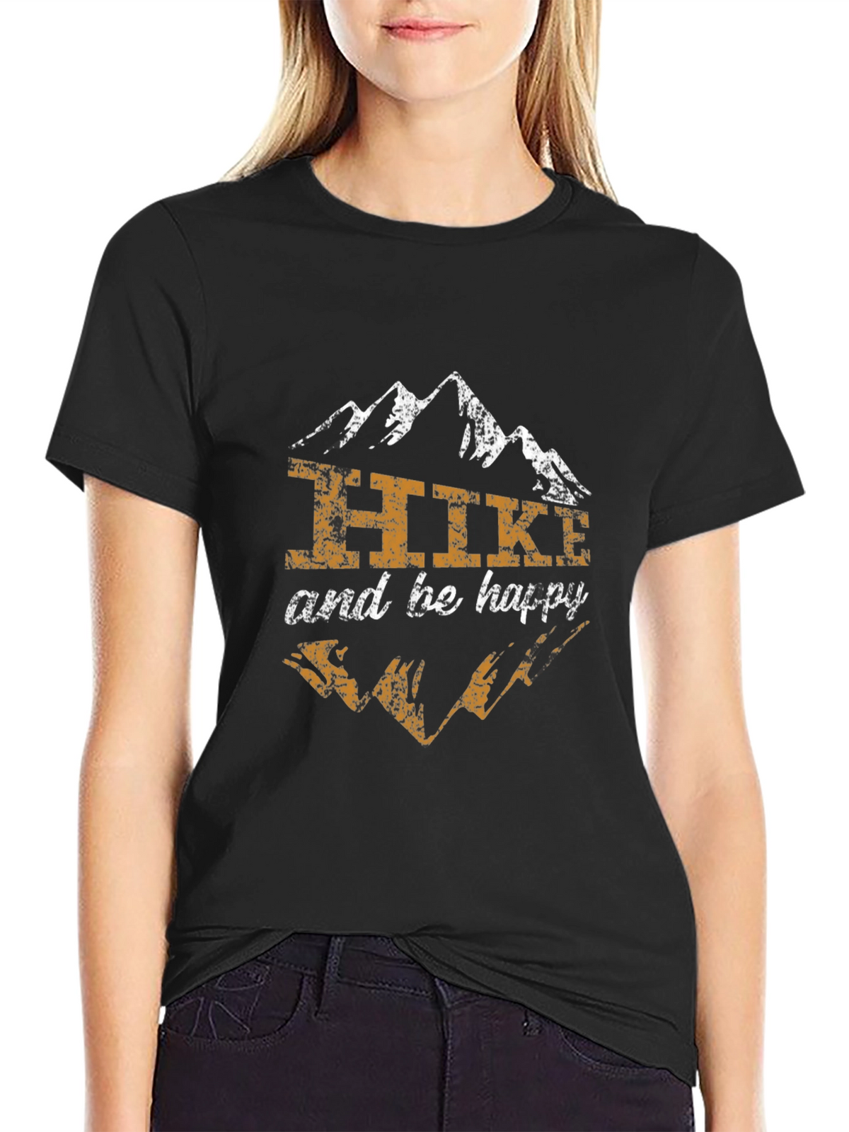 Hike and Be Happy Graphic Tee