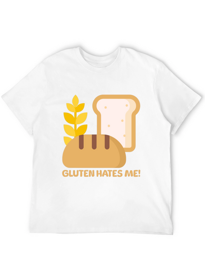 Gluten Hates Me! Graphic T-Shirt