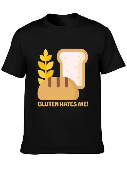 Gluten Hates Me! Graphic T-Shirt