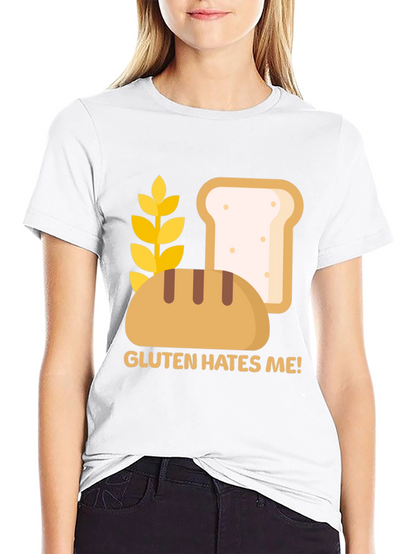 Gluten Hates Me! Graphic T-Shirt