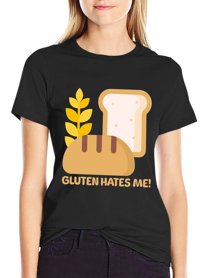 Gluten Hates Me! Graphic T-Shirt