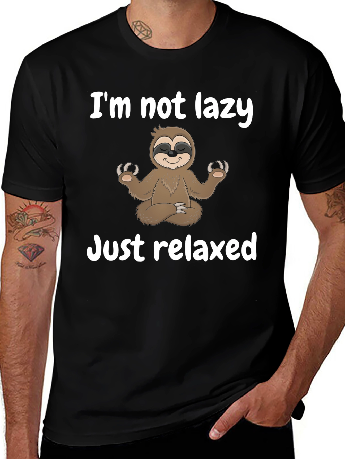 Relaxed Sloth T-Shirt - Im Not Lazy