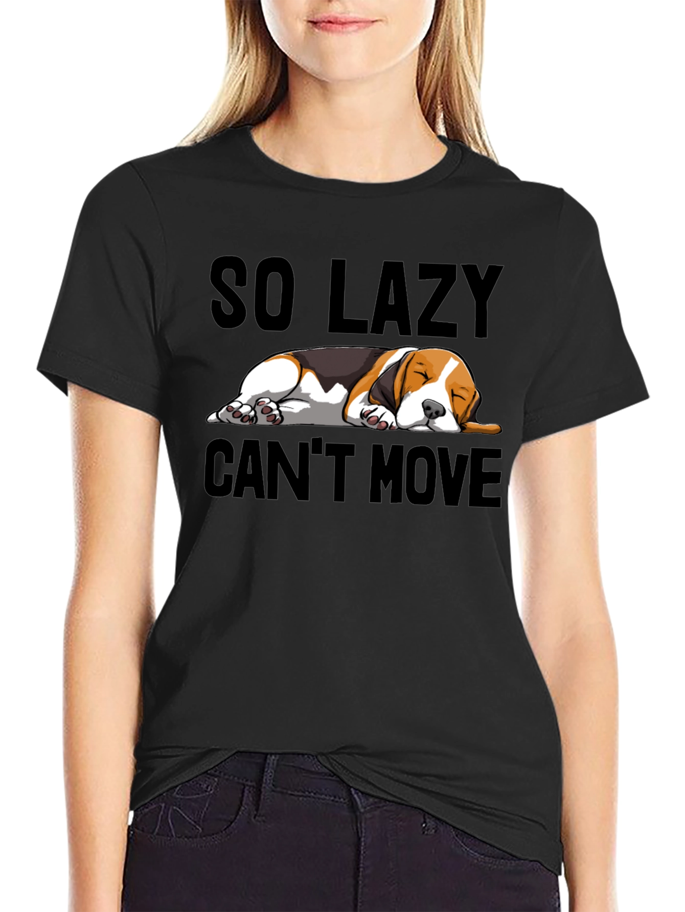 Lazy Dog Graphic T-Shirt - Unisex Relaxed Fit