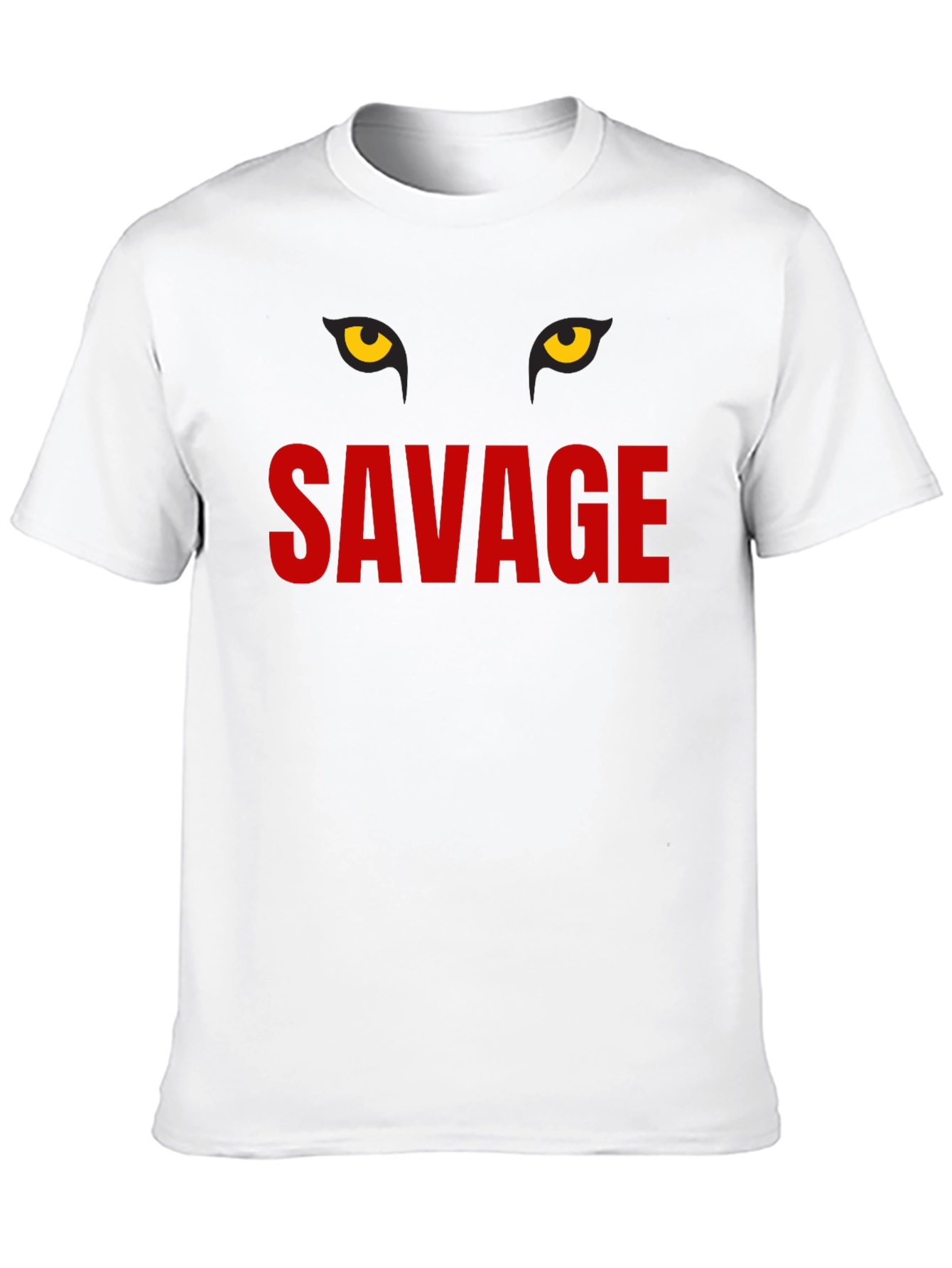 Savage Graphic Print Crew Neck T-Shirt