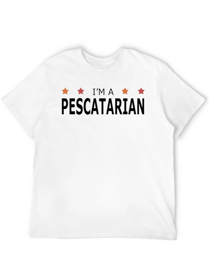 Im a Pescatarian Graphic Tee - Black