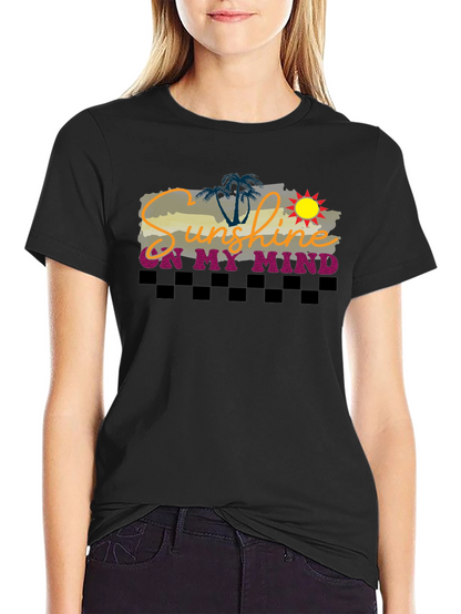 Sunshine On My Mind Graphic Tee - Tropical Vibe
