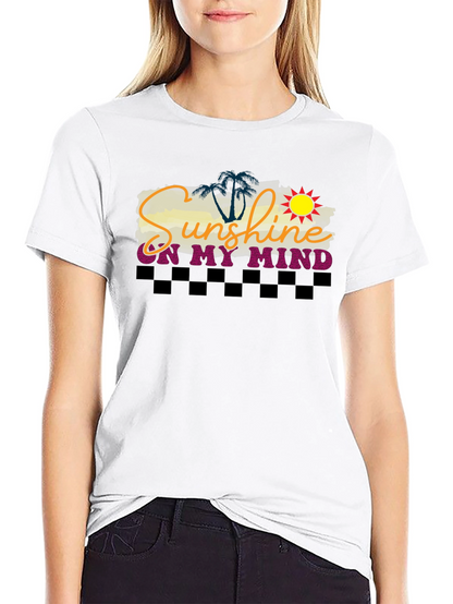 Sunshine On My Mind Graphic Tee - Tropical Vibe