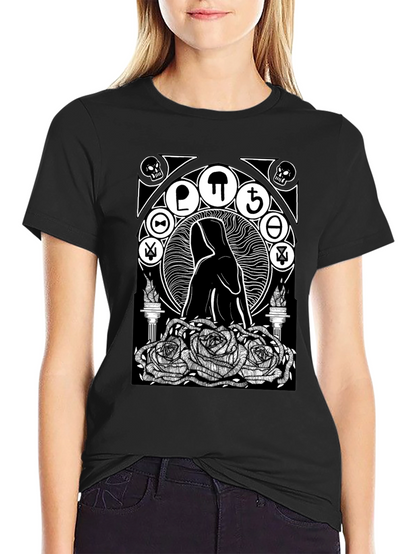 Occult Rose T-Shirt - Gothic Graphic Tee