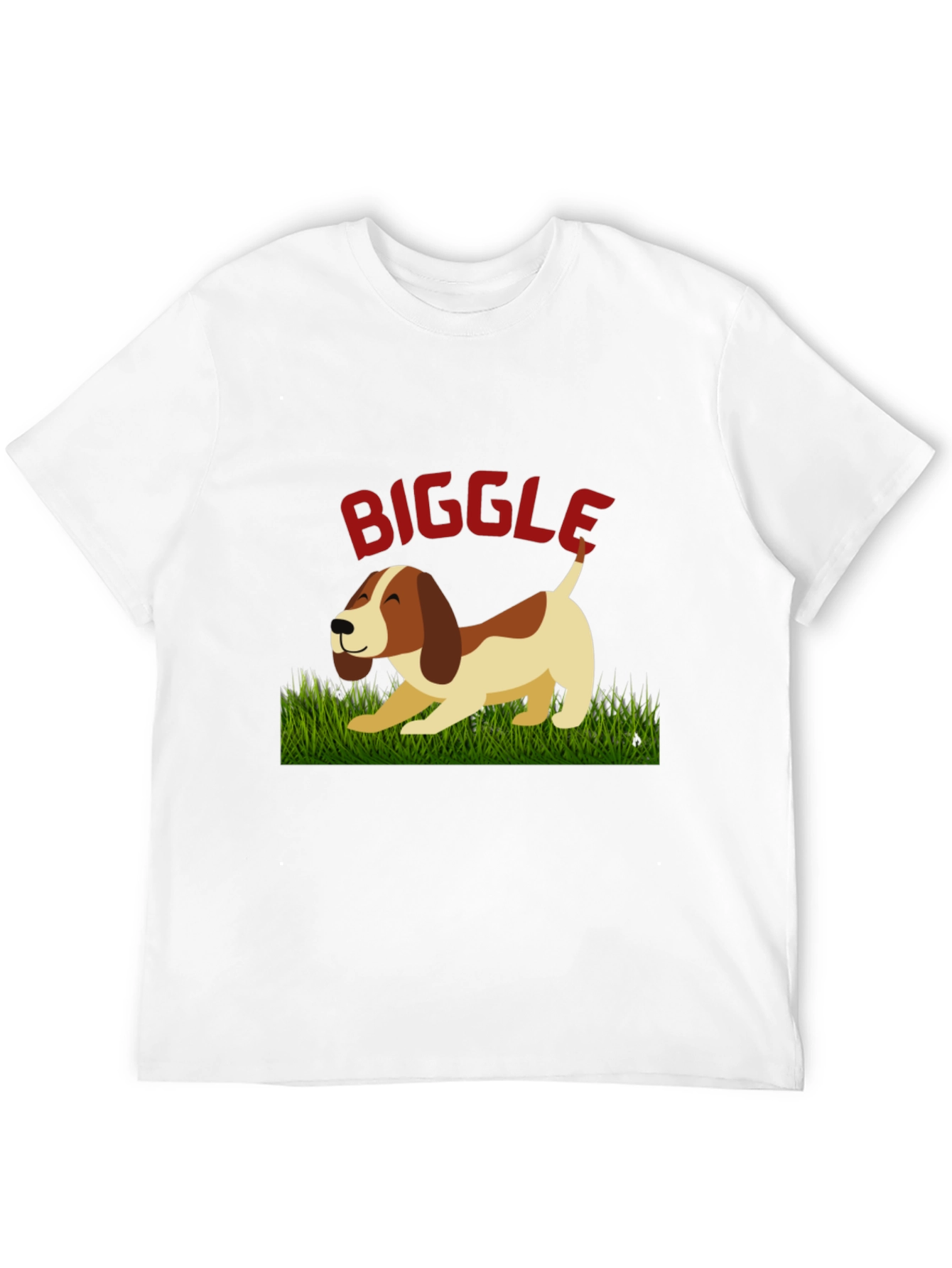 Biggle Dog Graphic Tee - Unisex Black T-Shirt