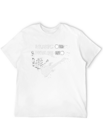 Music On Problems Off Graphic T-Shirt