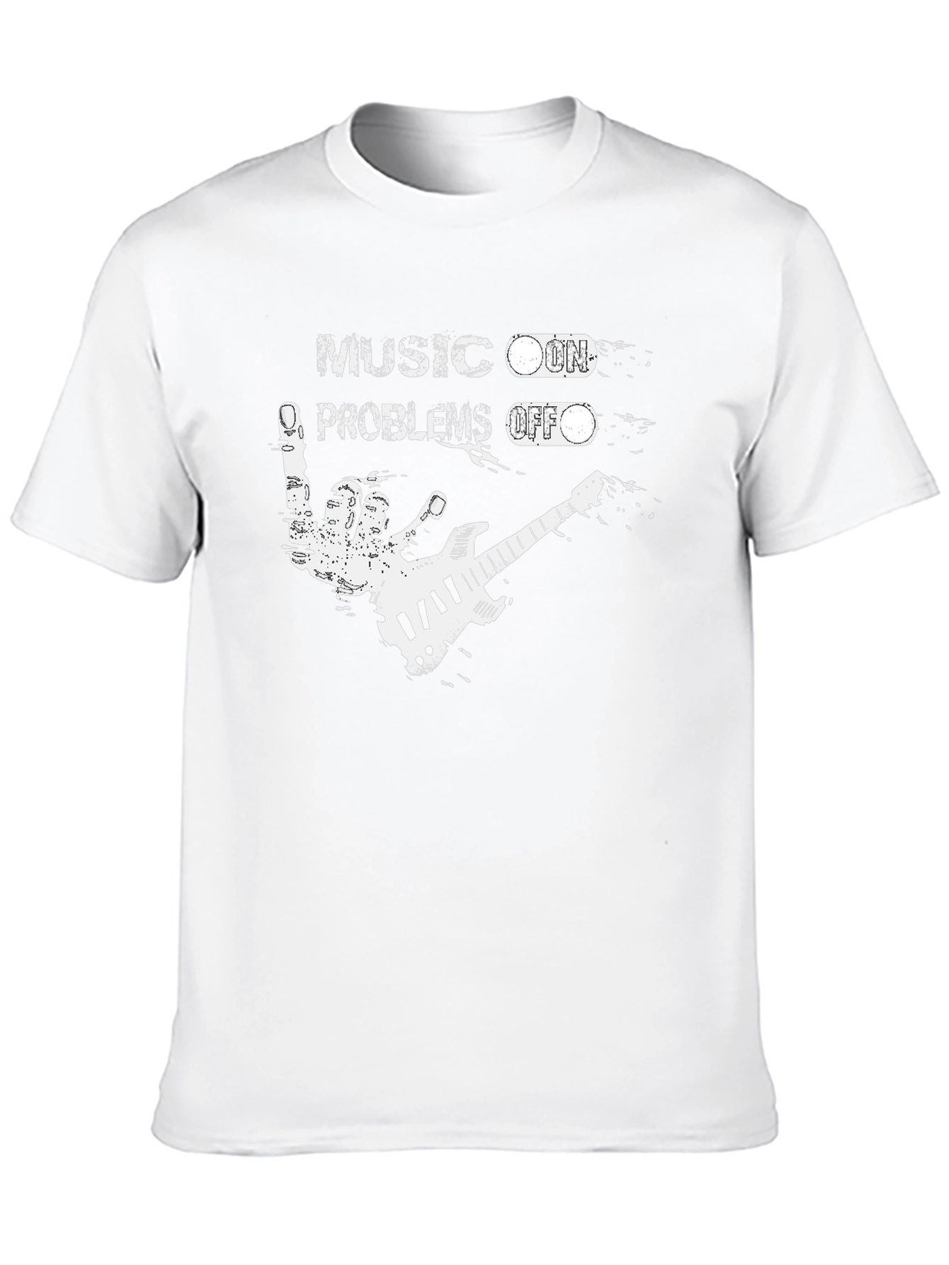 Music On Problems Off Graphic T-Shirt