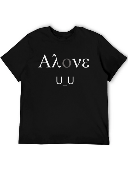 Alone Graphic Tee - Comfort and Style