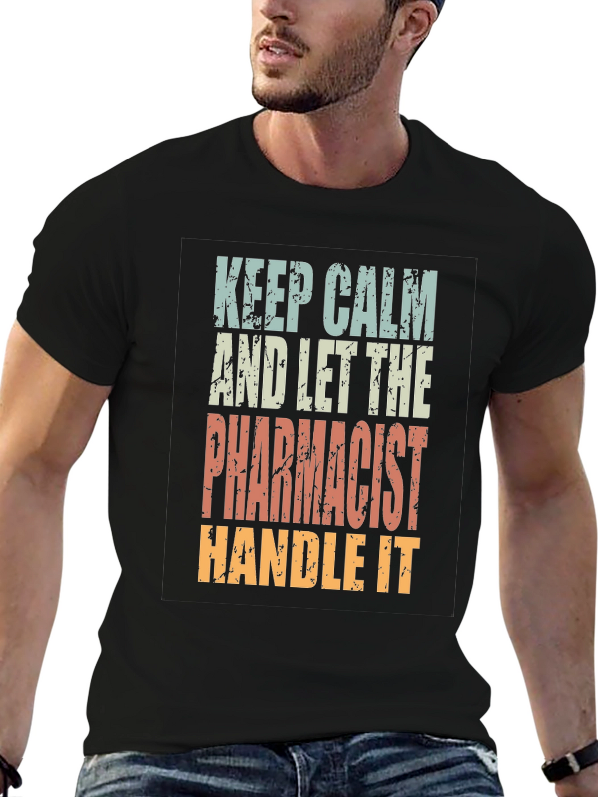 Keep Calm Pharmacist T-Shirt - Funny Pharmacy Tee