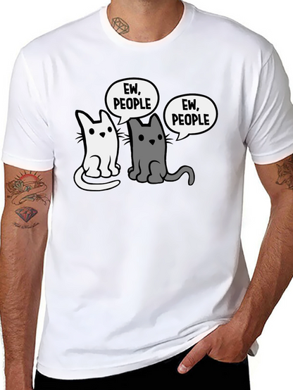 Ew People Funny Cat T-Shirt