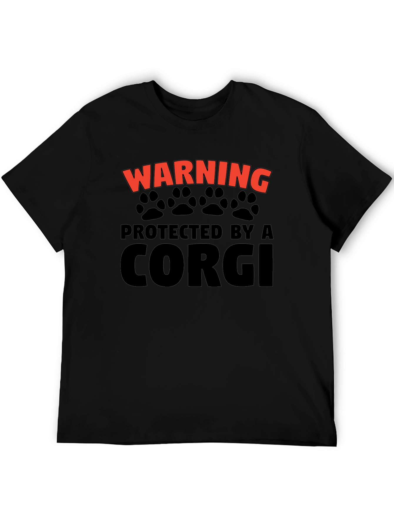 Warning Protected by a Corgi T-Shirt