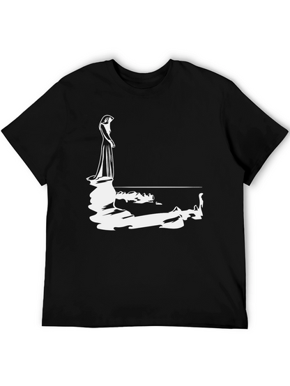Woman Reflection Graphic Tee - Black