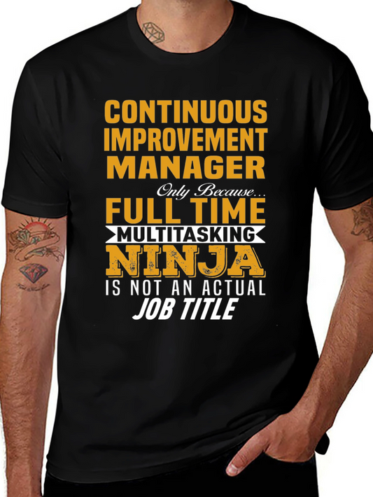 Continuous Improvement Manager T-Shirt