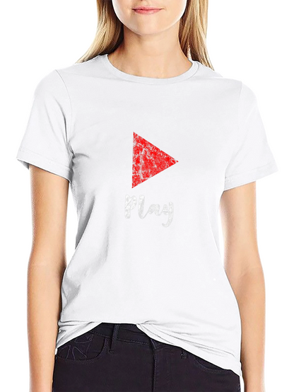 Retro Play T-Shirt - Black Cotton Tee