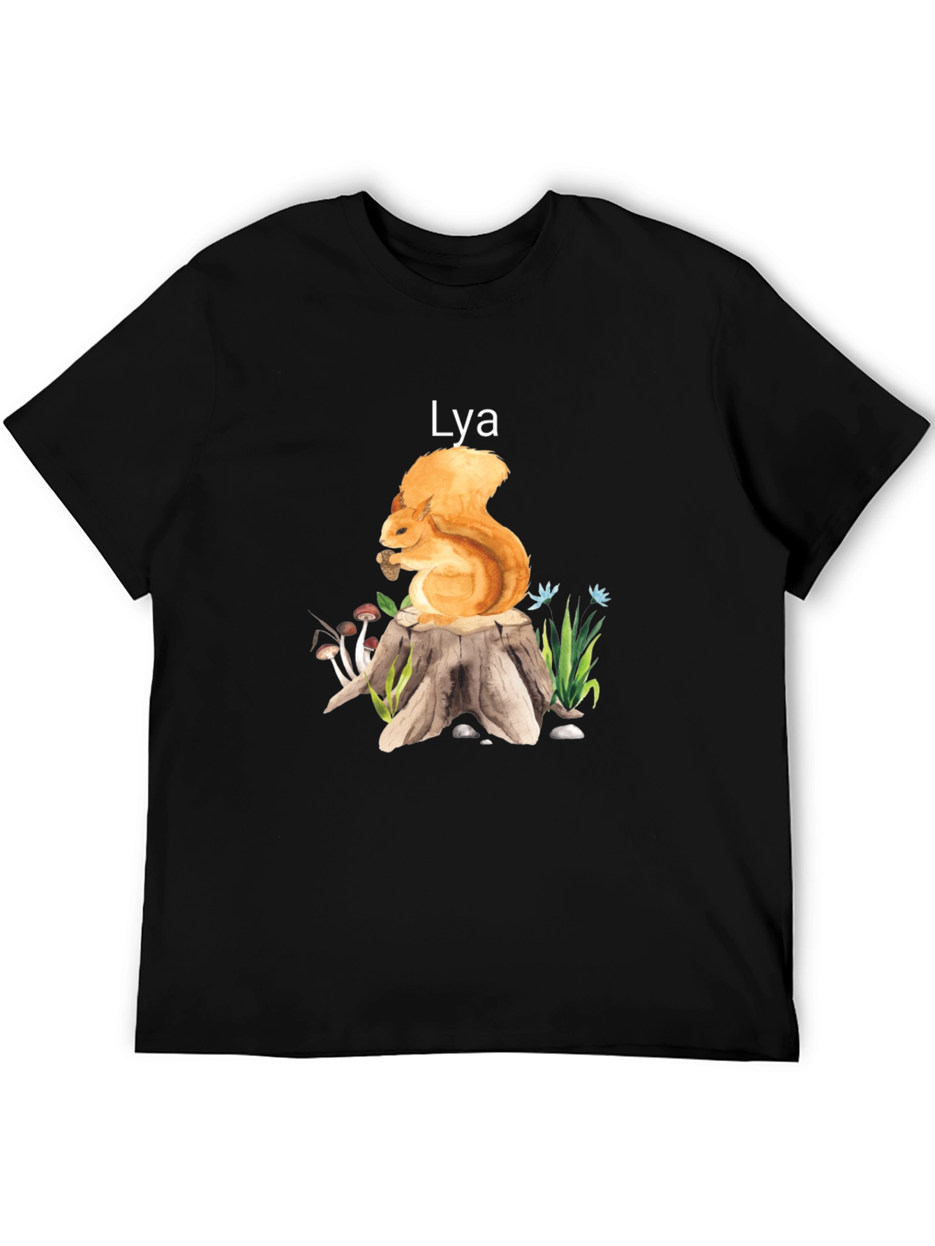 Squirrel Stump Tee - Lya Nature Lover Shirt