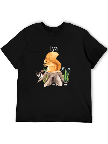 Squirrel Stump Tee - Lya Nature Lover Shirt