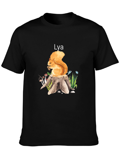 Squirrel Stump Tee - Lya Nature Lover Shirt