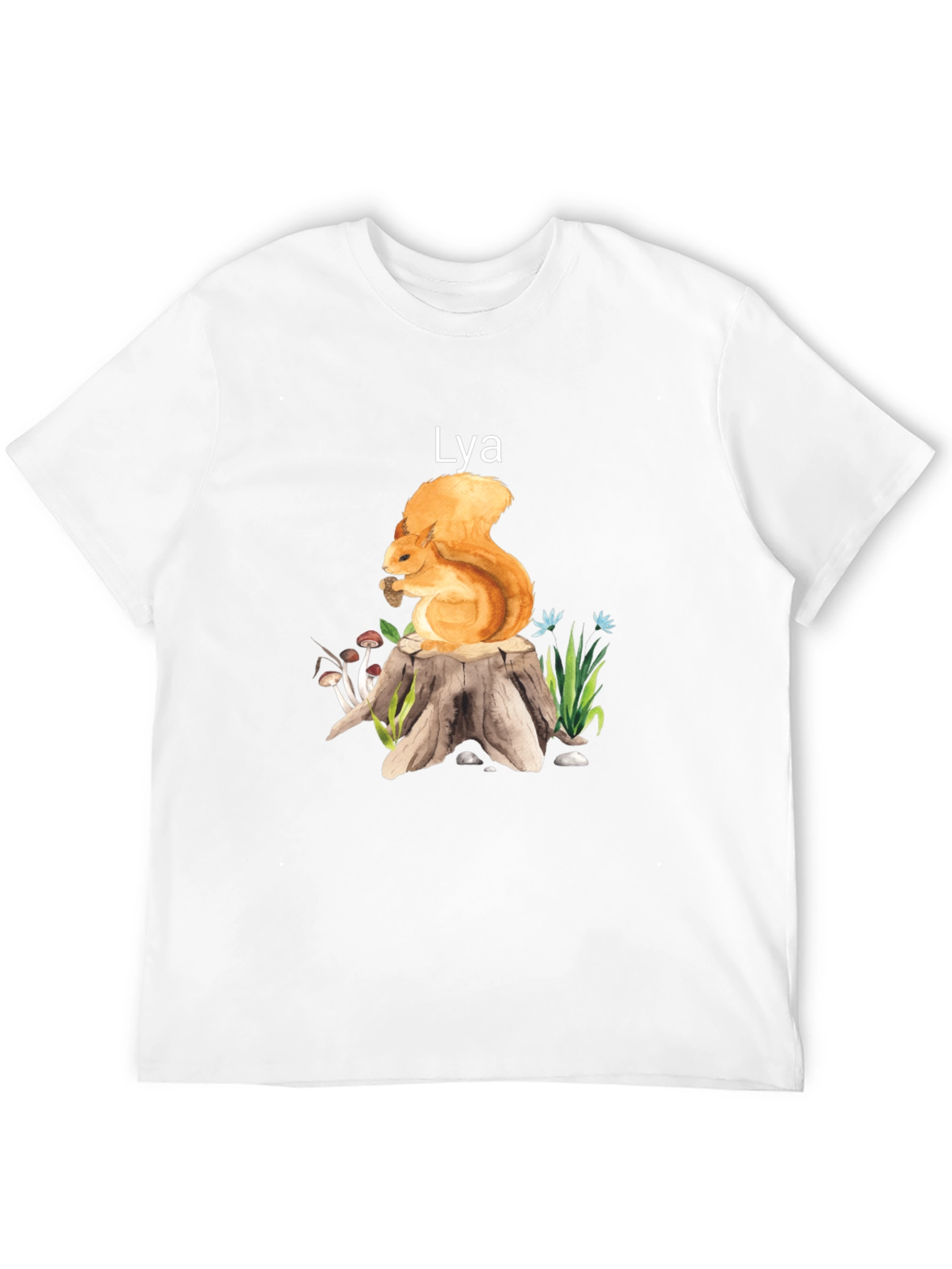 Squirrel Stump Tee - Lya Nature Lover Shirt