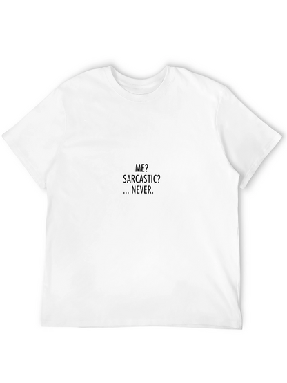 Sarcastic Never Black Graphic Tee
