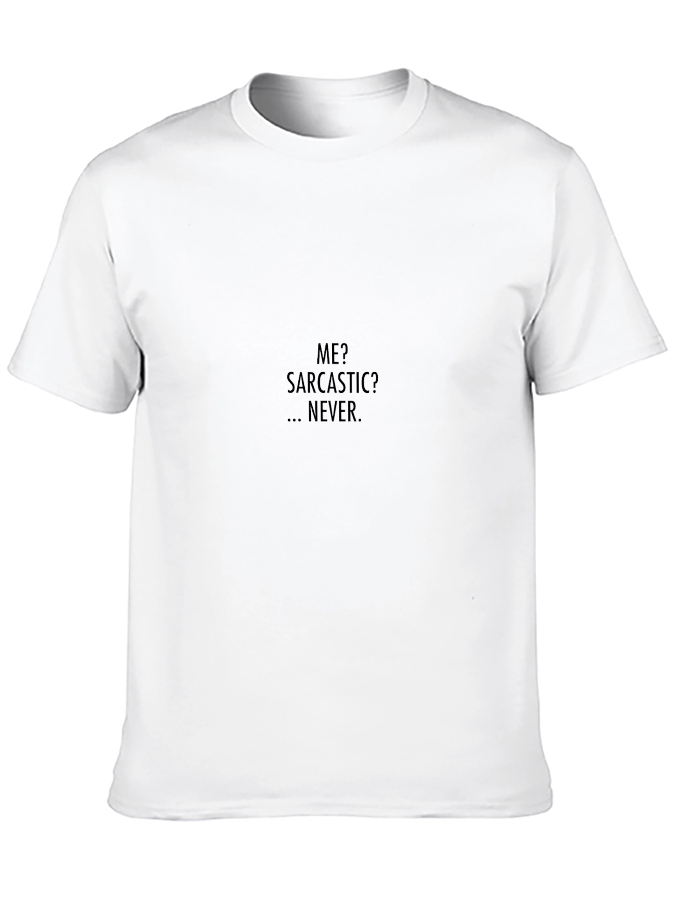 Sarcastic Never Black Graphic Tee