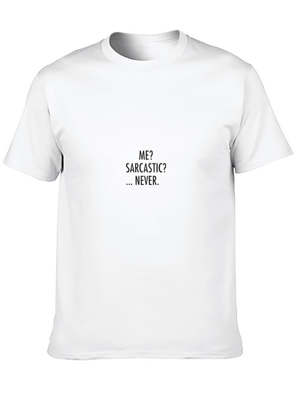 Sarcastic Never Black Graphic Tee