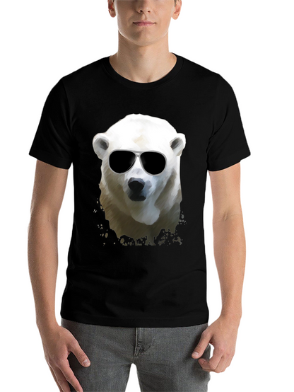 Cool Polar Bear Graphic T-Shirt