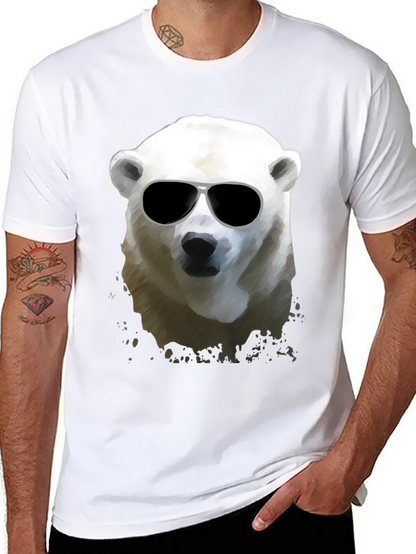 Cool Polar Bear Graphic T-Shirt