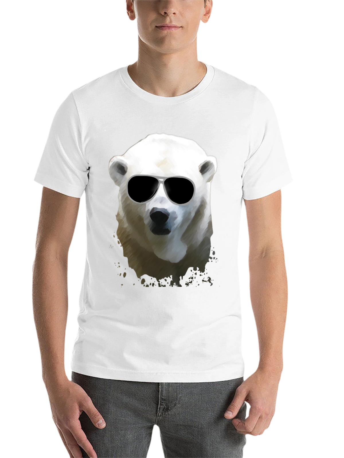 Cool Polar Bear Graphic T-Shirt