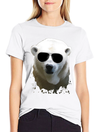 Cool Polar Bear Graphic T-Shirt
